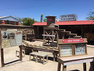 Image from the entrance into OK corral.