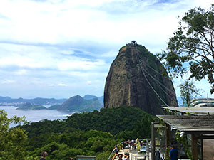 View from Urca Hill to the Sugarloaf Mountain