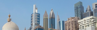 Buildings in Dubai International Financial Centre.