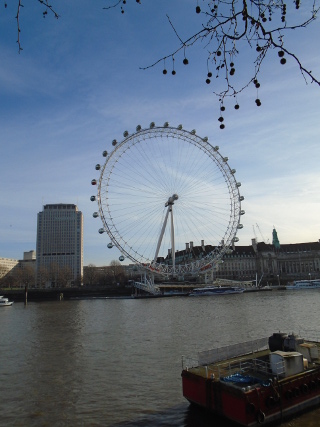 The London Eye, also called the Millennium Wheel