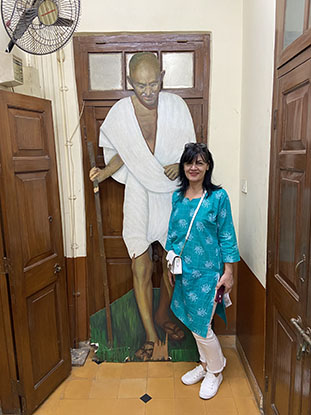 Image from Ghandi house