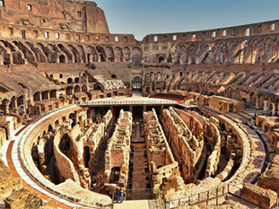 The image of the Colosseum from Rome