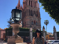 San Miguel de Allende’s central plaza and the Parish Church of San Miguel Arcangel