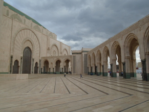 Outside the Mosque