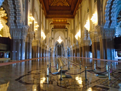 An image from The Hassan II mosque