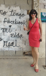 On of graffits in Casco Viejo