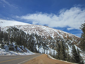 An image from our trip to the top of Pikes Peak