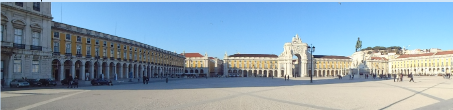 Lisbon old city square
