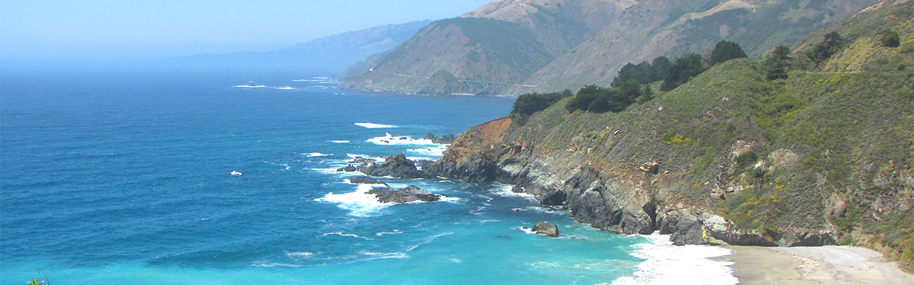 The image of the coast.