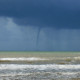The image of a water tornado at Surfside beach Freeport
