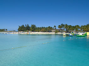 The image from the Blue Lagoon Island