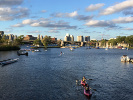 Recreation on the Charles river.