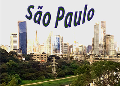 Sao Paulo panorama - Paulista avenue.