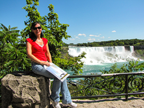 The image from Niagara Falls