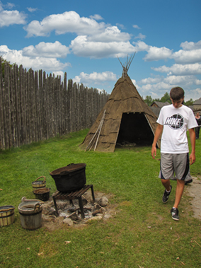 The image from Huron Indian Village