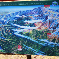The road map to the Summit - 14,115 feet