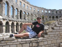 Another image of the Pula Arena amphitheater.