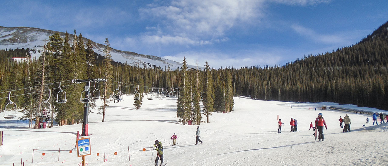 An image from Loveland ski center