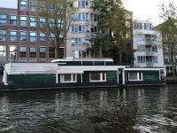 One of many houseboats on the Canal.