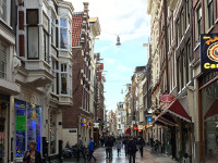 The street image - Amsterdam centre.