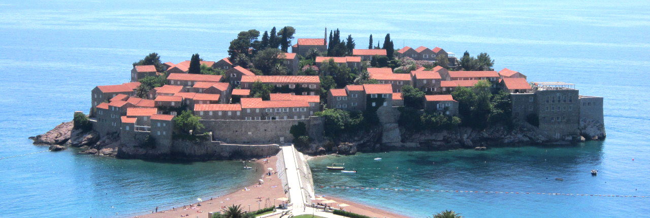 The Island-hotel of Saint Stephen, Montenegro