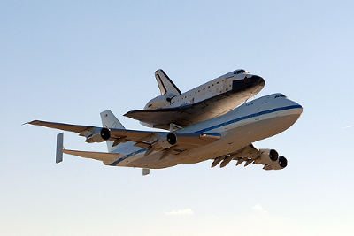 B747 with space shuttle