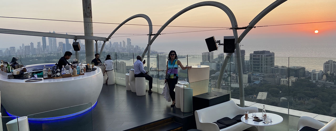 Image from the rooftop bar at Four Seasons hotel