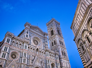 The image from Piazza del Dome  in Florence