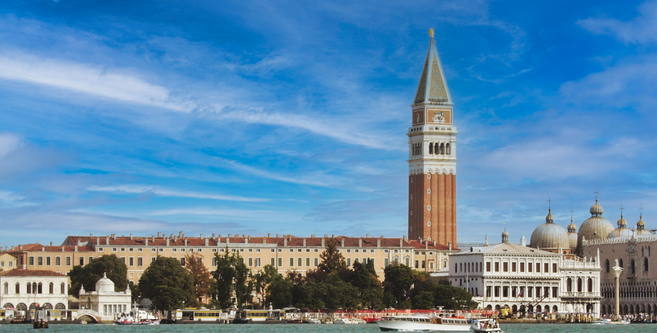The image of San Marco from the canal side.