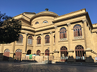 Another image of the Teatro Massimo