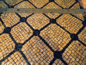 Details from the cobblestone street, Lisbon