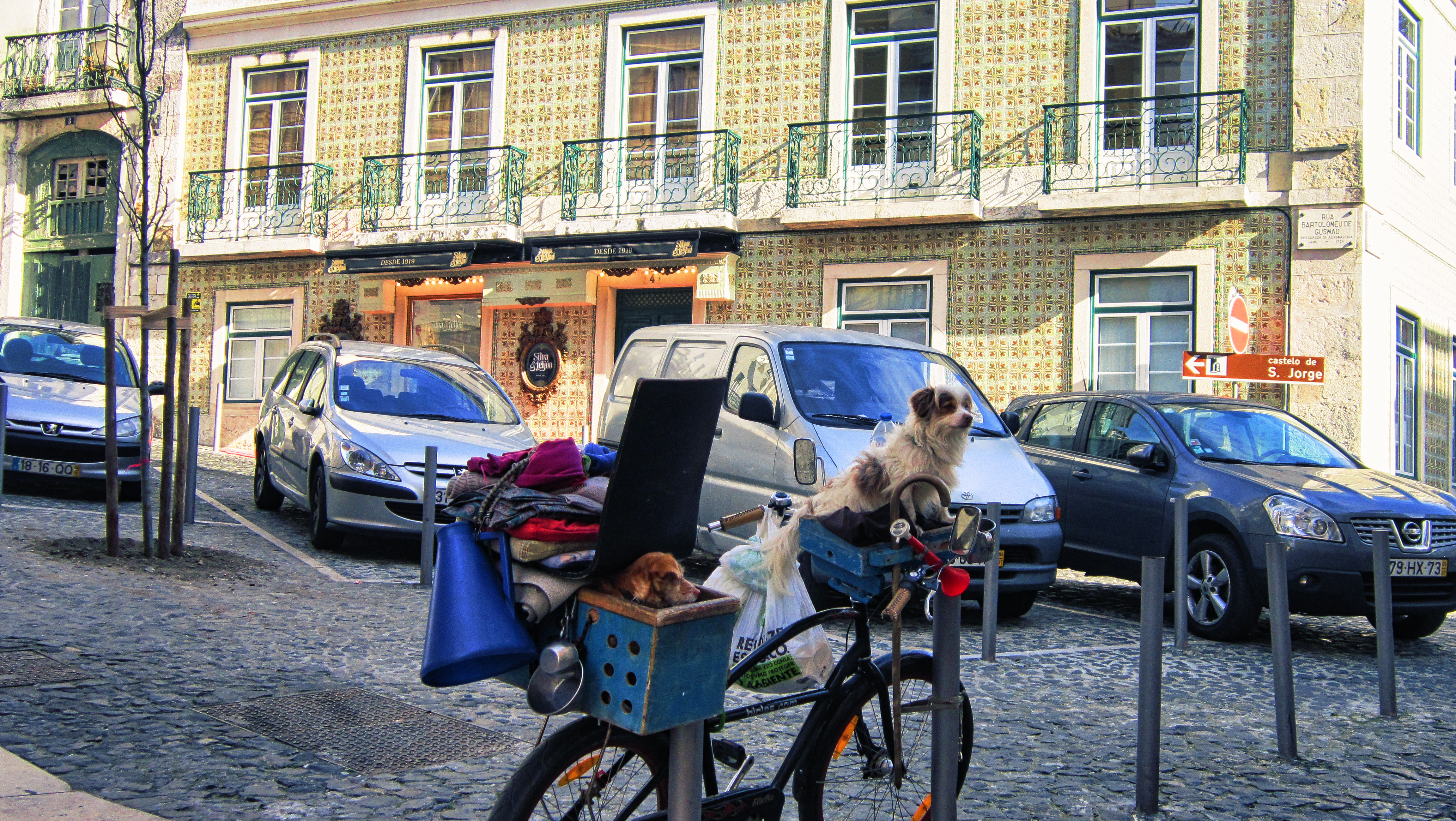 A street image from the Lisbon city