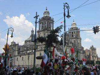 The street celebration from Mexico City