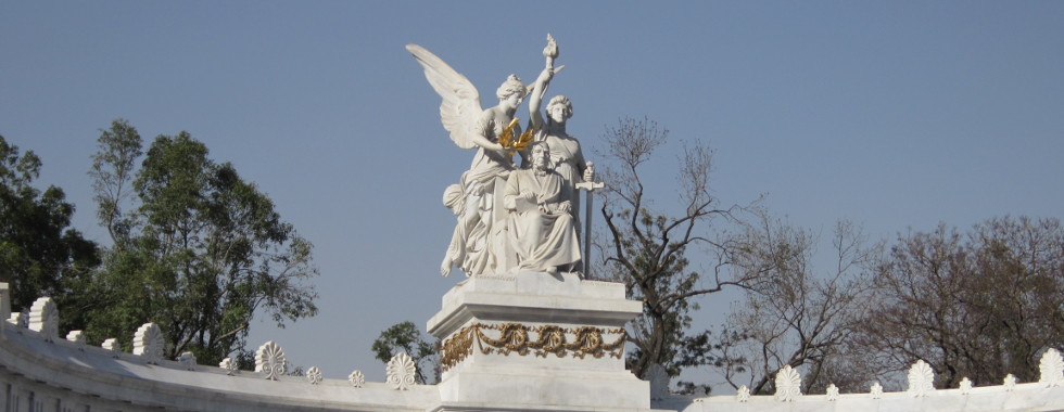 Monument to Benito Juárez in Alameda Park, Mexico City