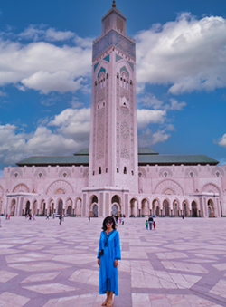 An image from The Hassan II mosque