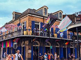 An image from New Orleans French quarter from our Album