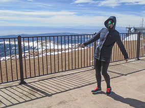 An image from our trip to the top of Pikes Peak