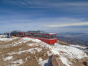 An image from our trip to the top of Pikes Peak