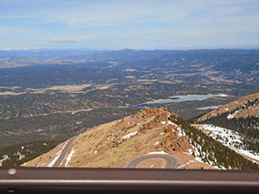 An image from our trip to the top of Pikes Peak