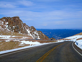 An image from our trip to the top of Pikes Peak