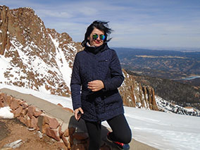 An image from our trip to the top of Pikes Peak