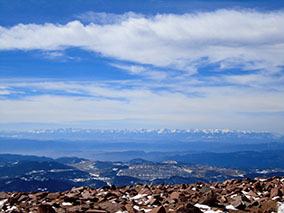 An image from our trip to the top of Pikes Peak