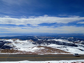 An image from our trip to the top of Pikes Peak