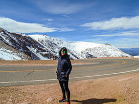 An image from our trip to the top of Pikes Peak