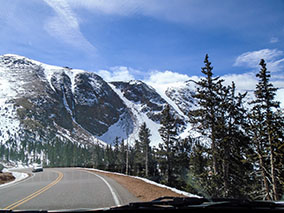 An image from our trip to the top of Pikes Peak