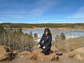 An image from our trip to the top of Pikes Peak