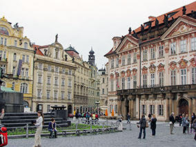 Prague, old town square