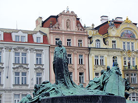 Prague, the old town square