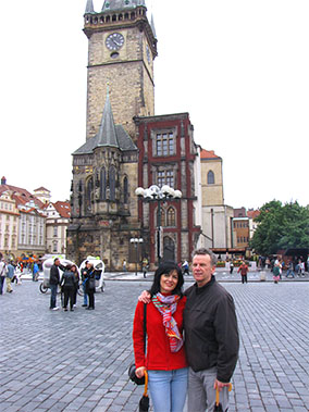 Prague, the old town square