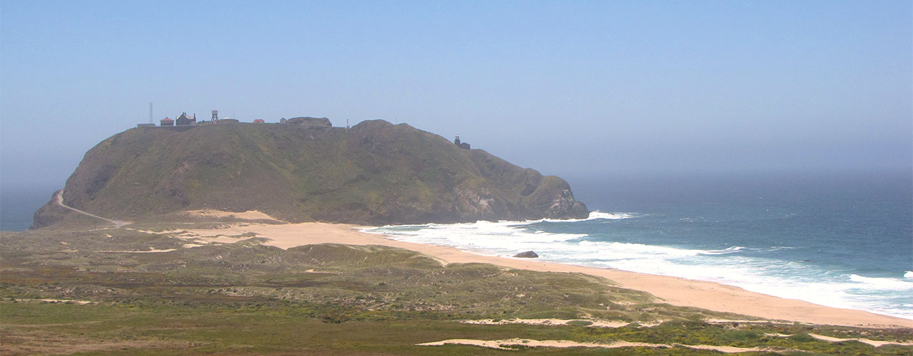 The image of the Point Sur Lightstation on the California 1.